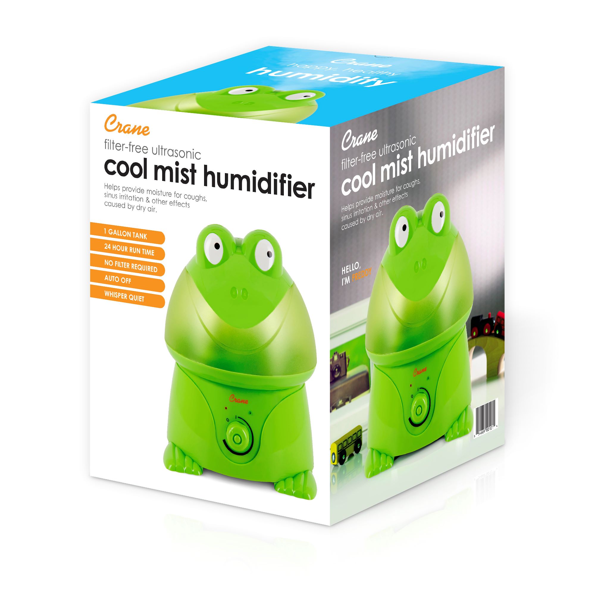 Adorable Humidifier, Frog, Cool Mist Humidifier, 1 Gal.