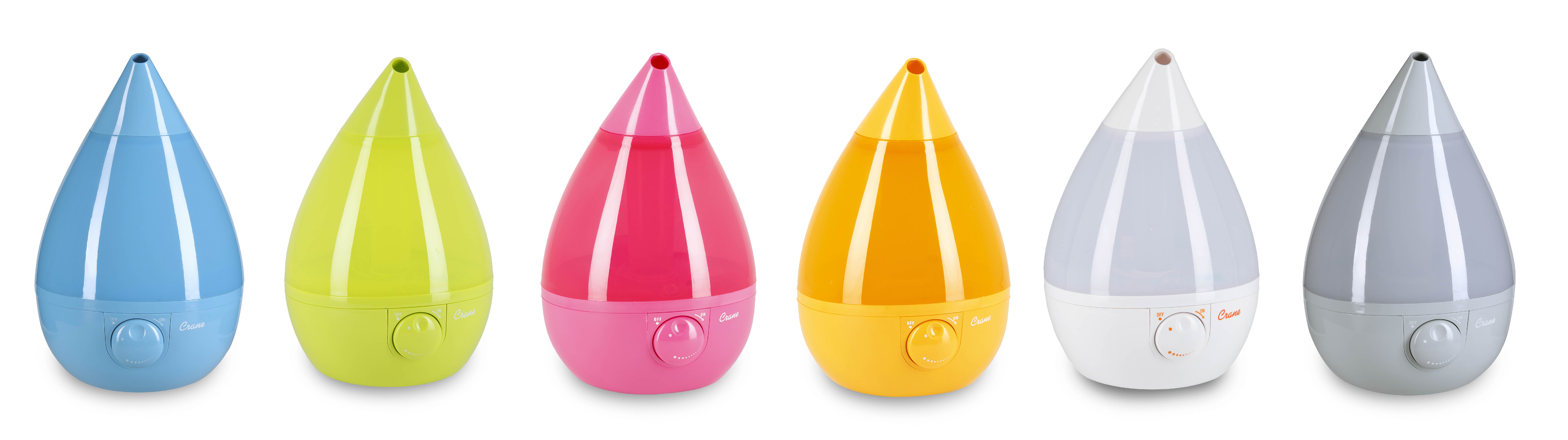 different color humidifiers drops