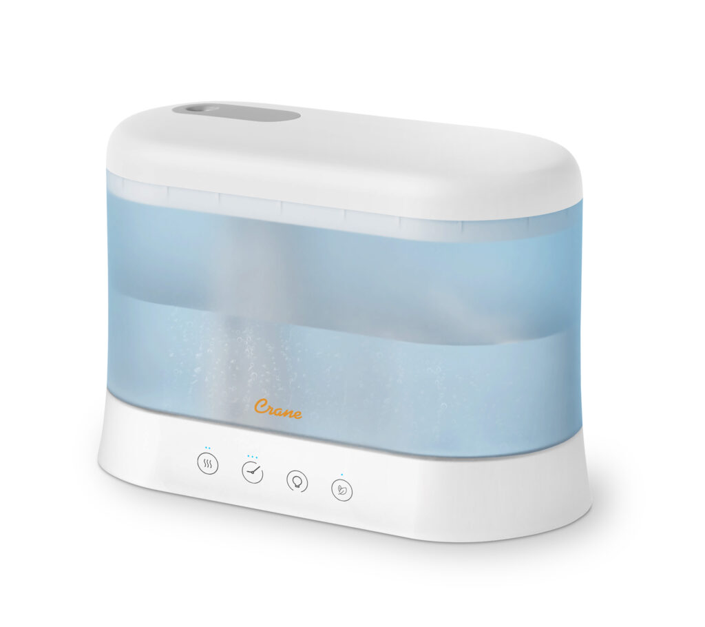 0.5 Gallon Top Fill Cool Mist Humidifier & Essential Oil Diffuser