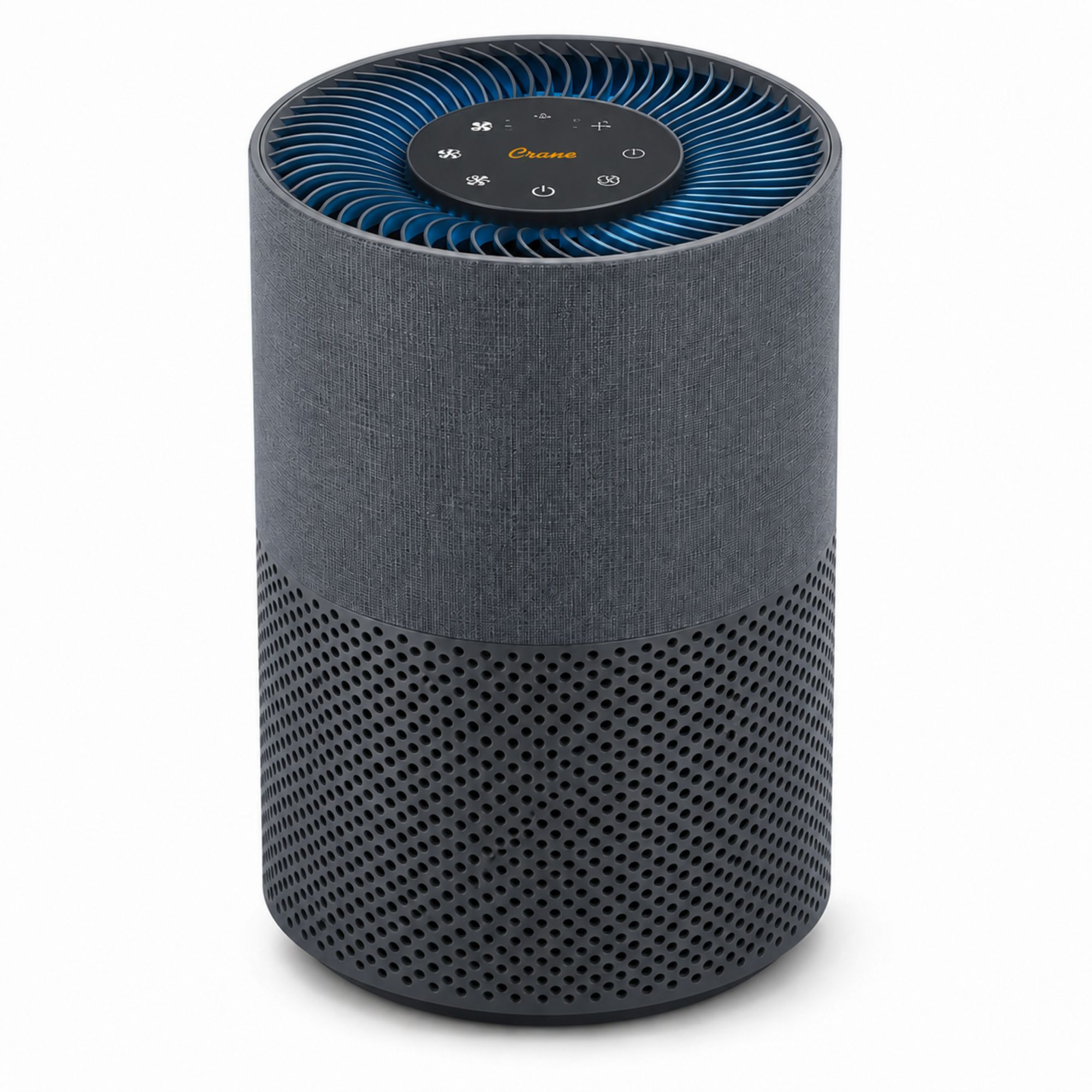True-HEPA Tower Air Purifier with Air Quality Indicator and Child Lock, Up To 500 Sq Ft